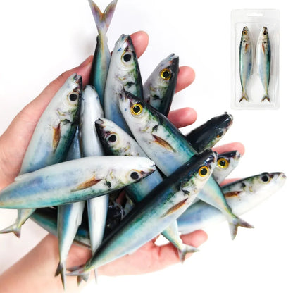 2/3PCS 3D Printed Sardine /Mackerel Lure 15cm, Soft Plastic Bait with Realistic Swimming Action