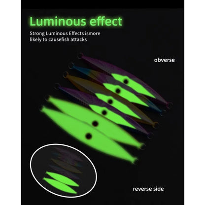 LUREGO Glow Diamond Metal Jig 60-300g, Fast Sink Jig for Tuna & Kingfish