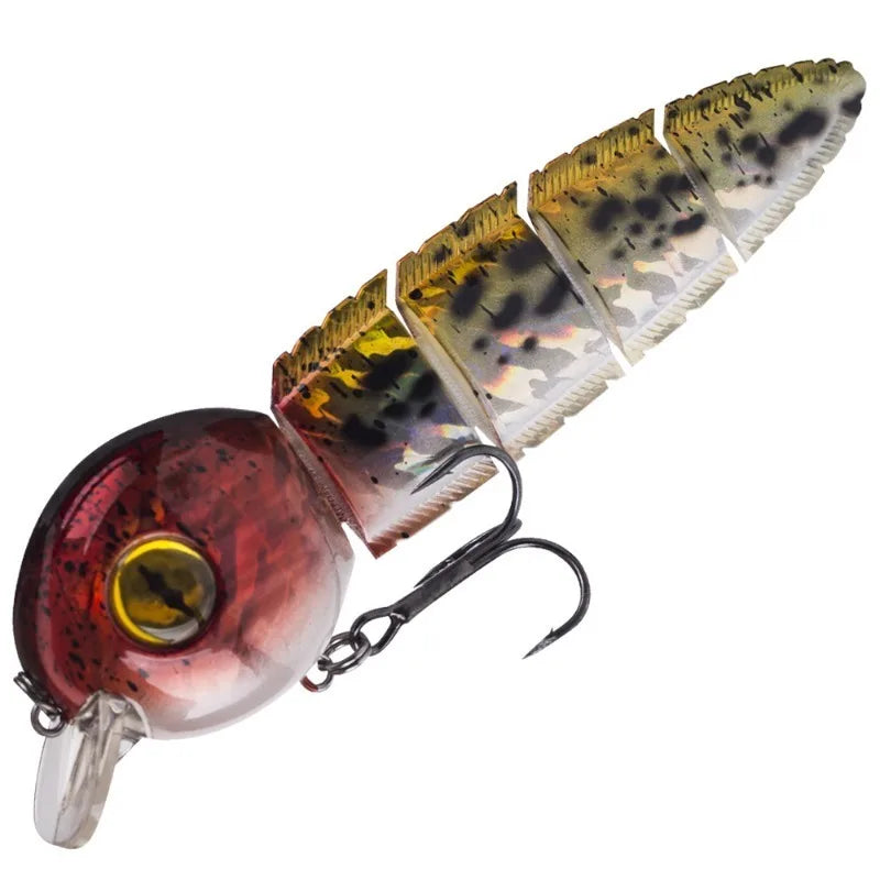 15CM Multi-Jointed Swimbait – Lifelike Sinking Hard Bait, Ultra-Realistic & Long Casting Fishing Lure