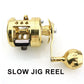 Slow Jigging Full Metal Reel Ulright Weight High Speed 5.1:1 Max Drag 10kg Ball Bearing 8+1 Slow Jig Fishing Reel Trolling Reel