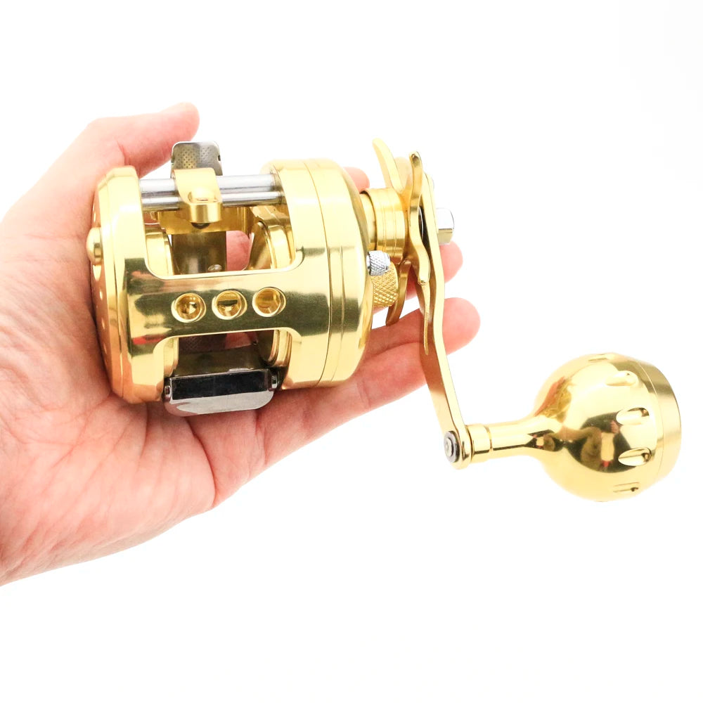 Slow Jigging Full Metal Reel Ulright Weight High Speed 5.1:1 Max Drag 10kg Ball Bearing 8+1 Slow Jig Fishing Reel Trolling Reel