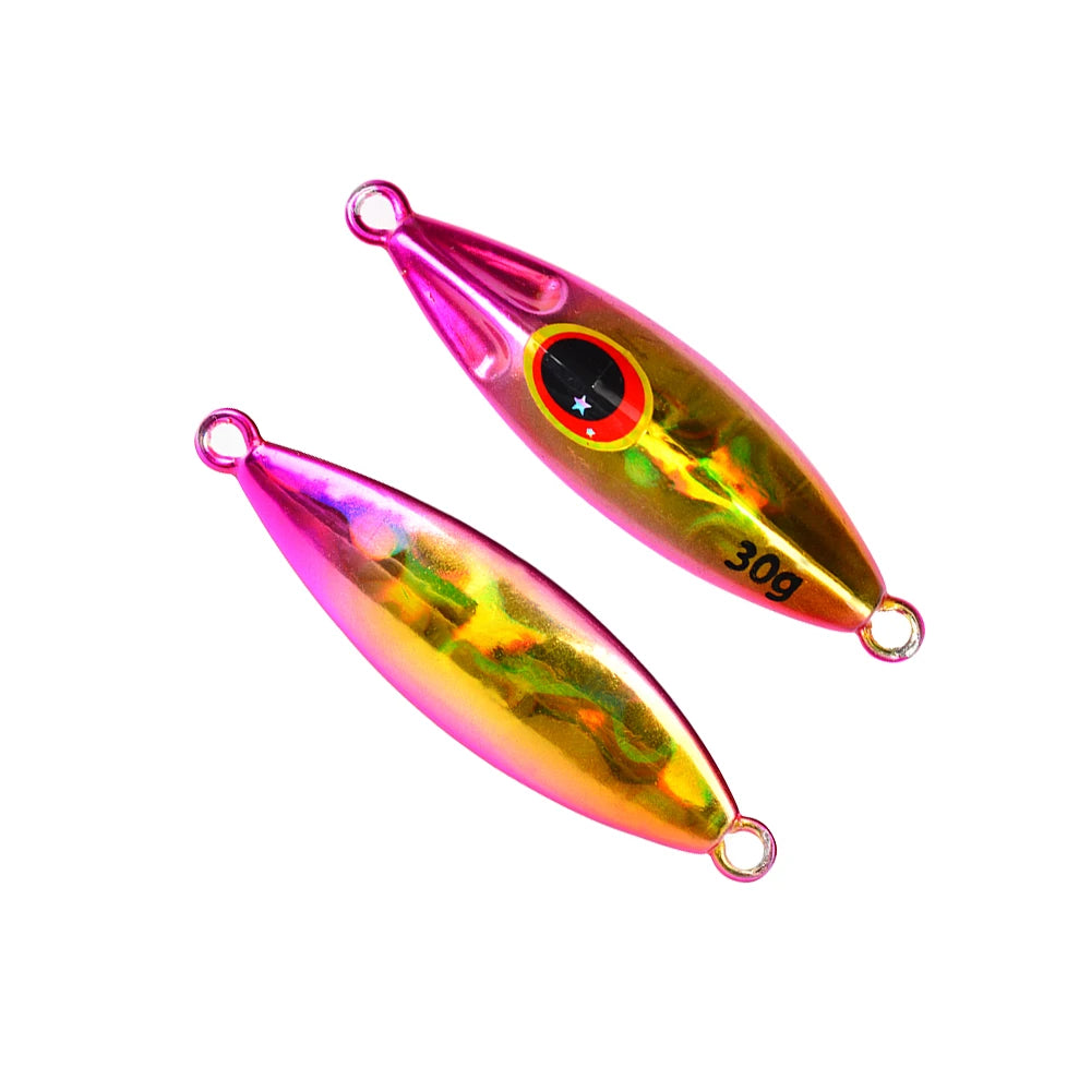 LUREGO Slow Bee Slow pitch jig 30g 40g 60g 80g 100g 120g Shore Casting Jigging Spoon Lure Glow Saltwater Fishing Lure WIth Hook