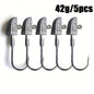 [14g-56g BKK Fishing Hook] BKK Professional Grade 14g28g42g56g Anti-Slip Lead Head Fishing Hook 7/0