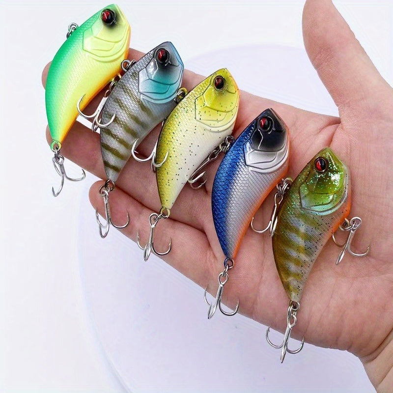 13g Sinking VIB Hard Bait ABS Vibrating Jig for Bass & Trout - 2.17" Long-Distance Casting