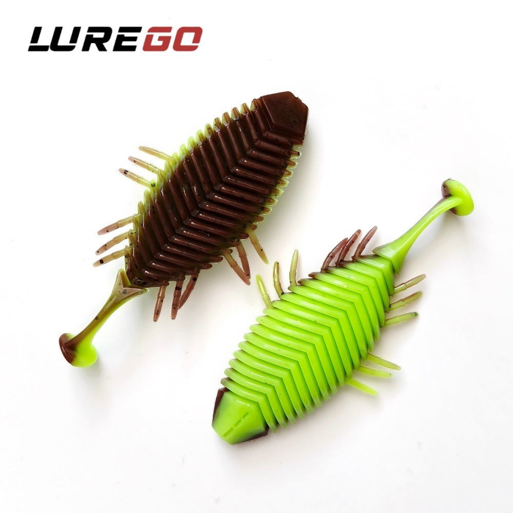 7.5cm Soft Plastic Creature Bait | T-Tail Swimbait with Side Legs | 6g Finesse Lure for Bass, Trout & Zander