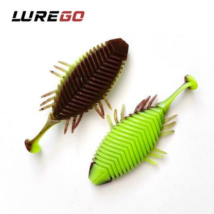 7.5cm Soft Plastic Creature Bait | T-Tail Swimbait with Side Legs | 6g Finesse Lure for Bass, Trout & Zander