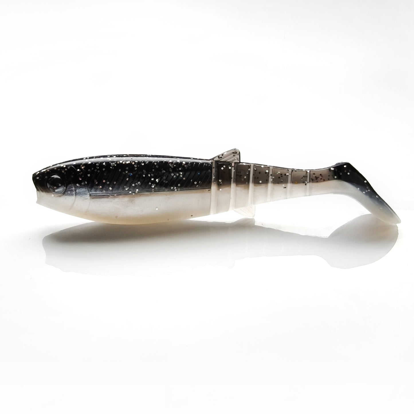 9.5cm 8.5g /12cm 16.5g Sinking Simulation Soft Swim Bait, Two‑Color T‑Tail PVC Lure for Bass Fishing