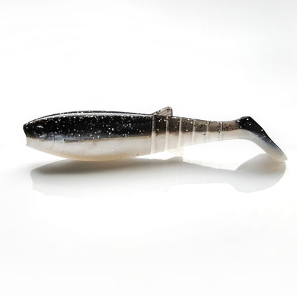 9.5cm 8.5g /12cm 16.5g Sinking Simulation Soft Swim Bait, Two‑Color T‑Tail PVC Lure for Bass Fishing