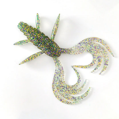 LUREGO Shrimp Swimbait 17-19cm, 43-61g, Multi-Tentacle Curly Tail