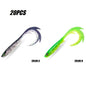 20pcs Bite-Proof Slow-Pitch Soft Fishing Lure