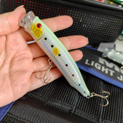 28g ABS Fishing Popper Lure with Wire-Integrated Reinforced Body