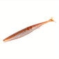5pcsT-Tail Soft Lures 4.72" - 9.9g, High-Swim Simulated Fish Baits for Bass