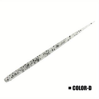 10pcs Pin Tail Soft Worm Lure 5.51inch - Realistic Loach PVC Bait with Slow Sinking Wobbler Action