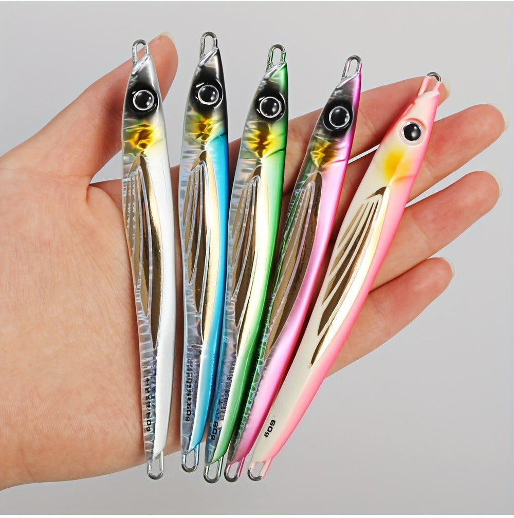 60G 80G 100G 150G 200G Shore Casting Boat Fishing Jig Lure Sea LG118