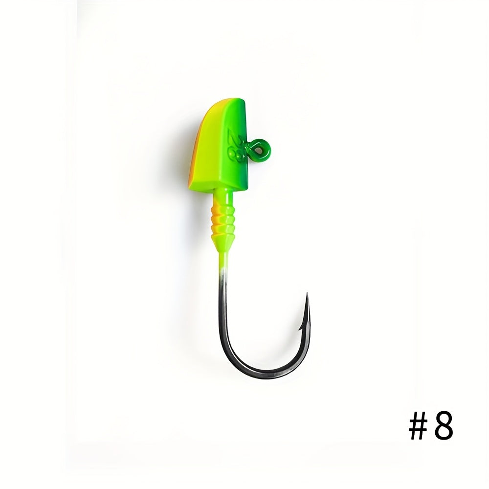 [14g-56g BKK Fishing Hook] BKK Professional Grade 14g28g42g56g Anti-Slip Lead Head Fishing Hook 7/0