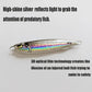 LUREGO 40g/1.41oz Artificial Metal Fishing Lure, Bionic Sinking Pencil Jigbait With 2 Treble Hooks For Saltwater Fishing