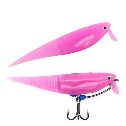 2PCS Adjustable-wing Lure | Lifelike swimming action with a thick needle tail design 9.5 cm