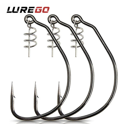 5/0 7/0 10/0 Swimbait Hooks Raptor Unweighted Wide Gap 3x-Strong Forged Shank For Soft Bait Fishing Lure