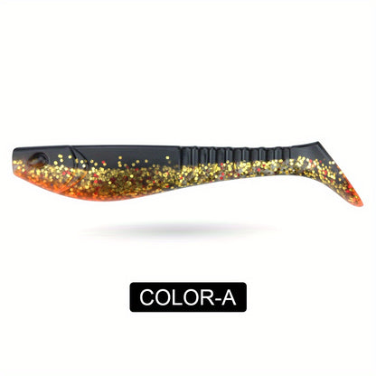 2pcs Large T-Tail Soft Lures 5.12inch/19G for Pike And Striped Bass, Shad Imitation Bait