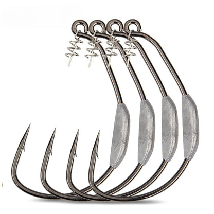 Raptor Hooks Heavy Duty Weighted Weedless Swimbait Hooks 5/0 7/0 10/0 Wide Gap Soft Bait Hooks Fresh Saltwater Fishing