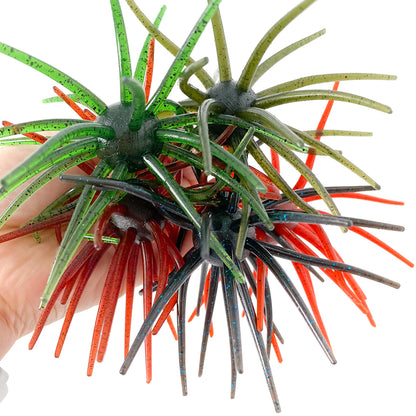 TPE Fishing Lure Simulated Sea Urchin Lures Soft Silicone
