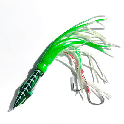 LUREGO Squid Skirt Lure Slow Jigging Octopus Shape Trolling Bait Lure Saltwater Deep Sea Fishing Octopus Jig