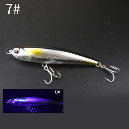160mm/70g 3D Print Sinking Hard Fishing Lure, Yozuri Style Musky Crankbait Pencil Bait With Treble Hooks