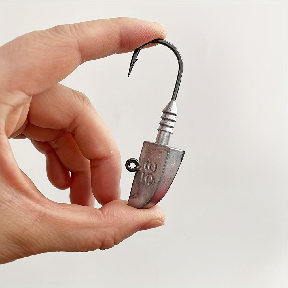 14g-56g BKK Fishing Hook BKK Professional Grade 14g28g42g56g Anti-Slip Lead Head Fishing Hook 7/0