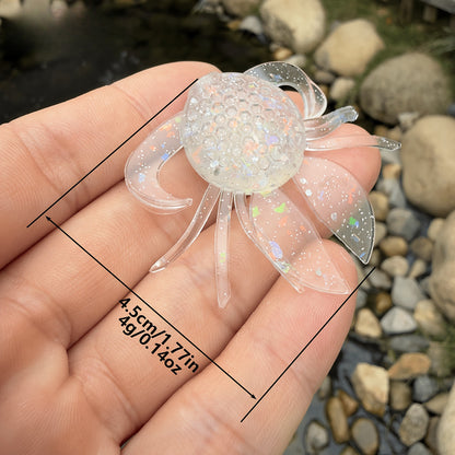 6pcs Set of Crab-shaped Simulated Soft Lure Fishing Bait