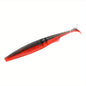 5pcsT-Tail Soft Lures 4.72" - 9.9g, High-Swim Simulated Fish Baits for Bass