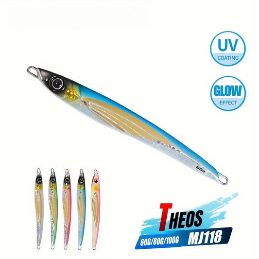 60G 80G 100G Shore Casting Boat Fishing Jig Lure Sea
