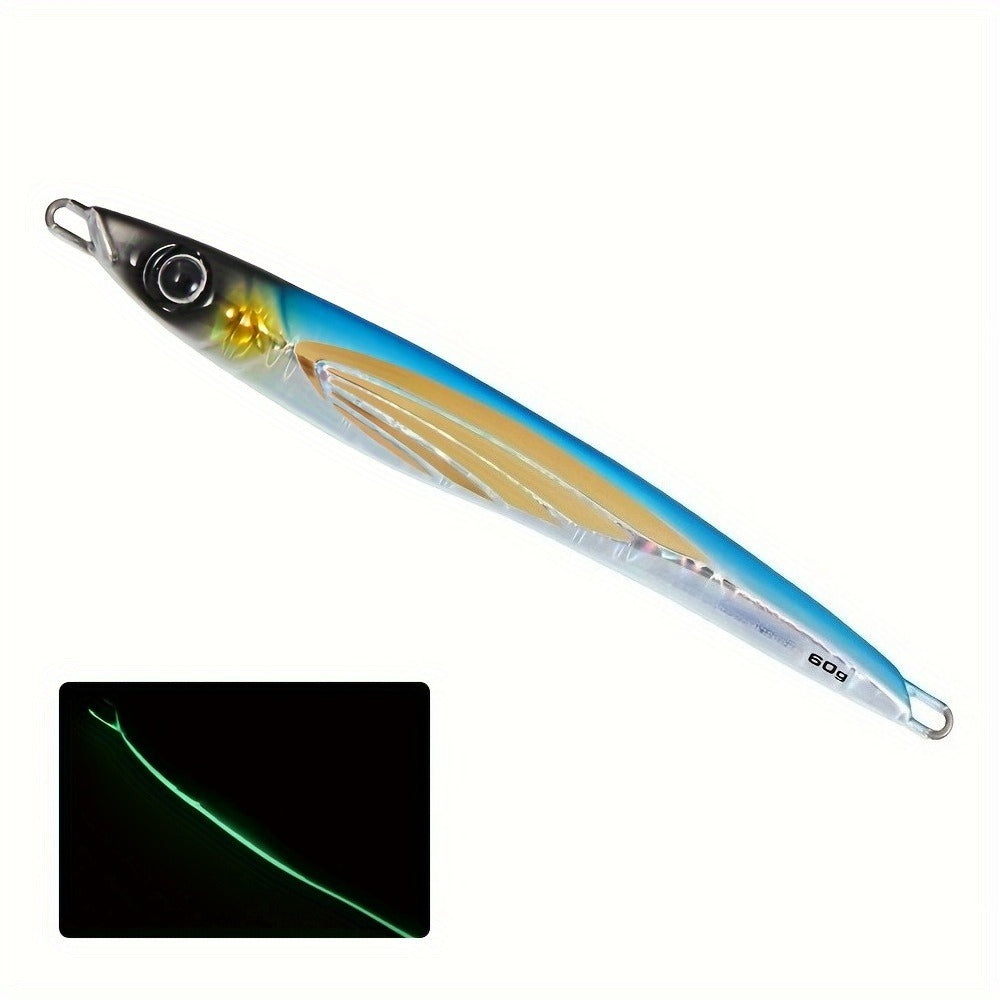 60G 80G 100G 150G 200G Shore Casting Boat Fishing Jig Lure Sea LG118