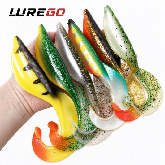LUREGO CurlyTail Swimbait 15cm/35g – Long-Cast Soft Lure for Tuna & Kingfish