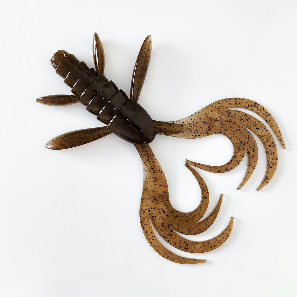 LUREGO Shrimp Swimbait 17-19cm, 43-61g, Multi-Tentacle Curly Tail