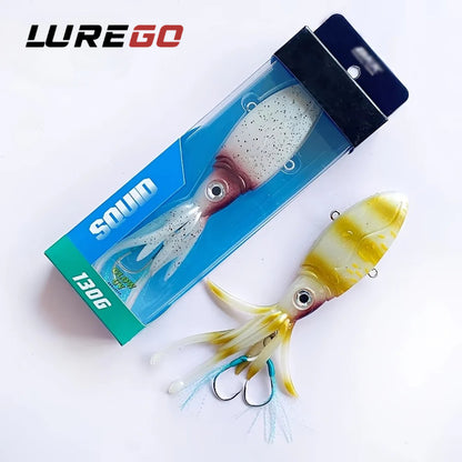 170G/200G/250G TPE Soft Squid Lure