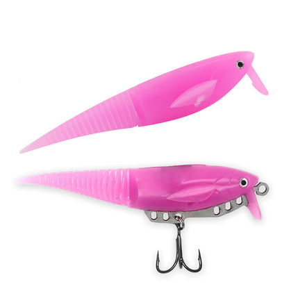 2PCS Adjustable-wing Lure | Lifelike swimming action with a thick needle tail design 9.5 cm