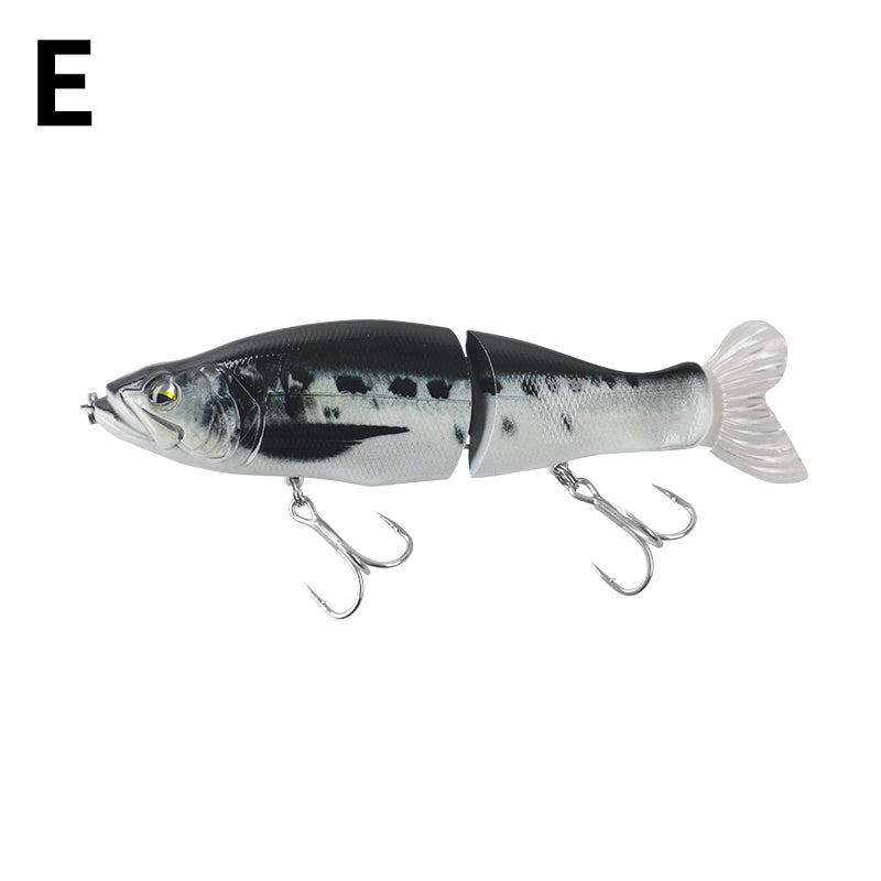 13.5cm/30g Two Jointed Slow Sinking Pencil Lure, Multi-Jointed Bionic Hard Bait for Bass Saltwater Fishing