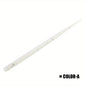 10pcs Pin Tail Soft Worm Lure 5.51inch - Realistic Loach PVC Bait with Slow Sinking Wobbler Action