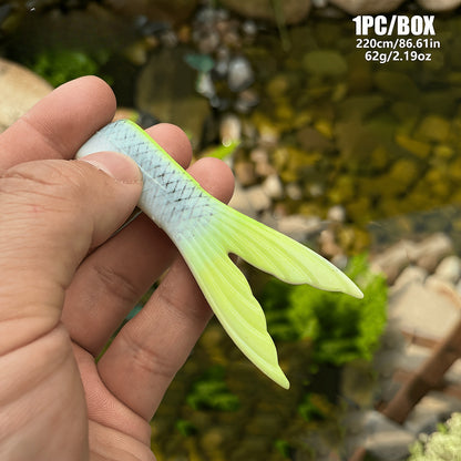 3D Printing Color Soft Bait 22cm Two-Part Fishing Lure with Dual Hooks