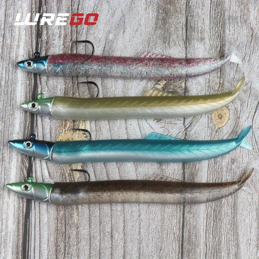 Blue 20g Jig Head + 3-Tail Swimbait Set | 115mm/ 6g Ultra-Realistic Lure | Casting Bottom Rig