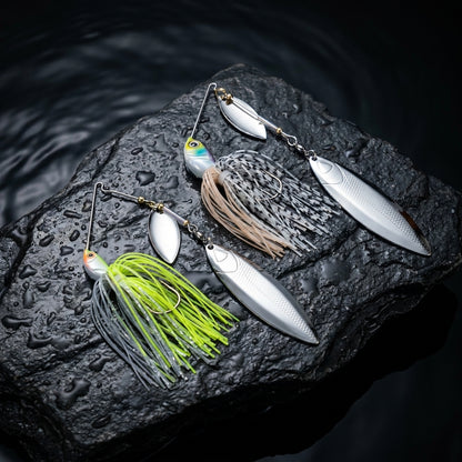 LUREGO Super Spinnerbait Fishing Lure 49.5g & 85.5g — 5 Colors Heavy Duty Spinner Bait