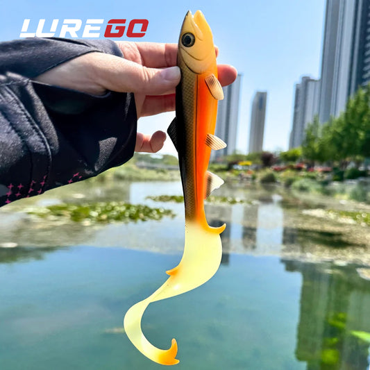 17cm-22.5cm Wavy Tail Soft Swimbait
