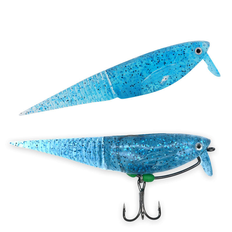 2PCS Adjustable-wing Lure | Lifelike swimming action with a thick needle tail design 9.5 cm