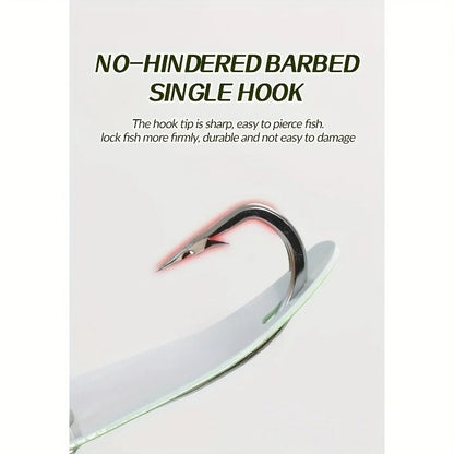 Metal Spoon Lure 3.03-4.53 Inches, 3D Scale Pattern Metal Spoon, Saltwater Artificial Bait
