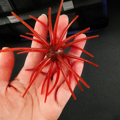 TPE Fishing Lure Simulated Sea Urchin Lures Soft Silicone