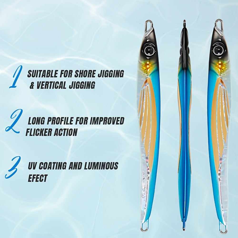 60G 80G 100G 150G 200G Shore Casting Boat Fishing Jig Lure Sea LG118