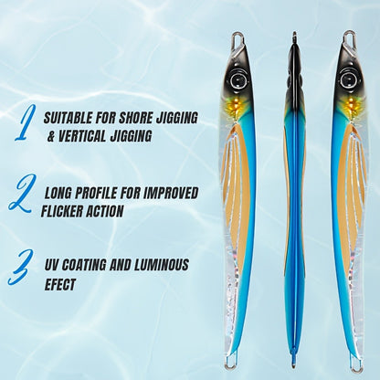 60G 80G 100G 150G 200G Shore Casting Boat Fishing Jig Lure Sea LG118