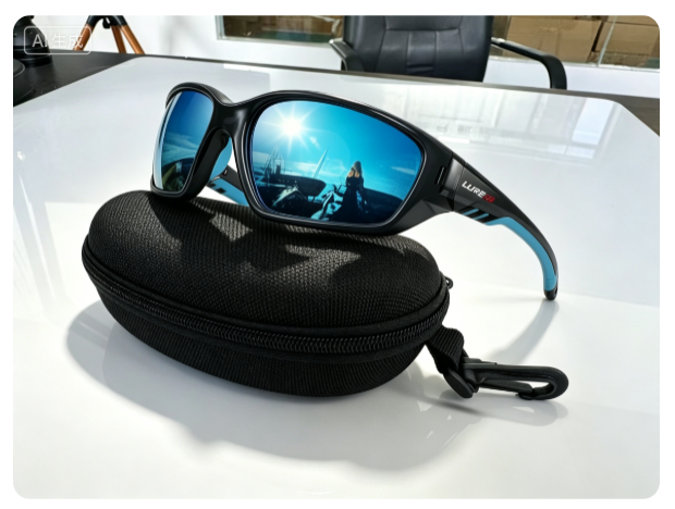 LUREGO Sunglasses for Men: Womens UV400 Protection Sun Glasses Wrap Around Goggles for Fishing Driving