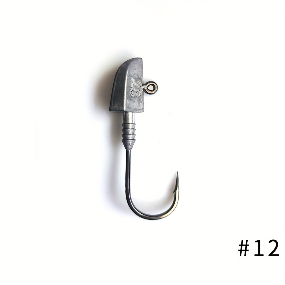 14g-56g BKK Fishing Hook BKK Professional Grade 14g28g42g56g Anti-Slip Lead Head Fishing Hook 7/0