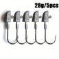 14g-56g BKK Fishing Hook BKK Professional Grade 14g28g42g56g Anti-Slip Lead Head Fishing Hook 7/0